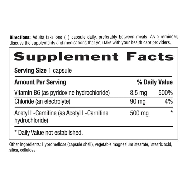 Country Life ACETYL L-CARNITINE 500MG
