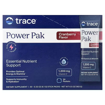 Trace Minerals Power Pak - 30 Packets