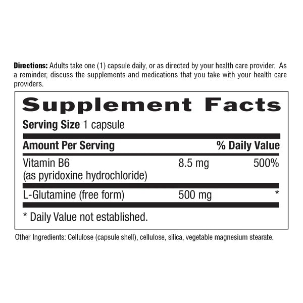Country Life L-GLUTAMINE 500MG 100 Veg Capsules