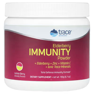 Trace Minerals Elderberry Immunity Powder - 50 Servings