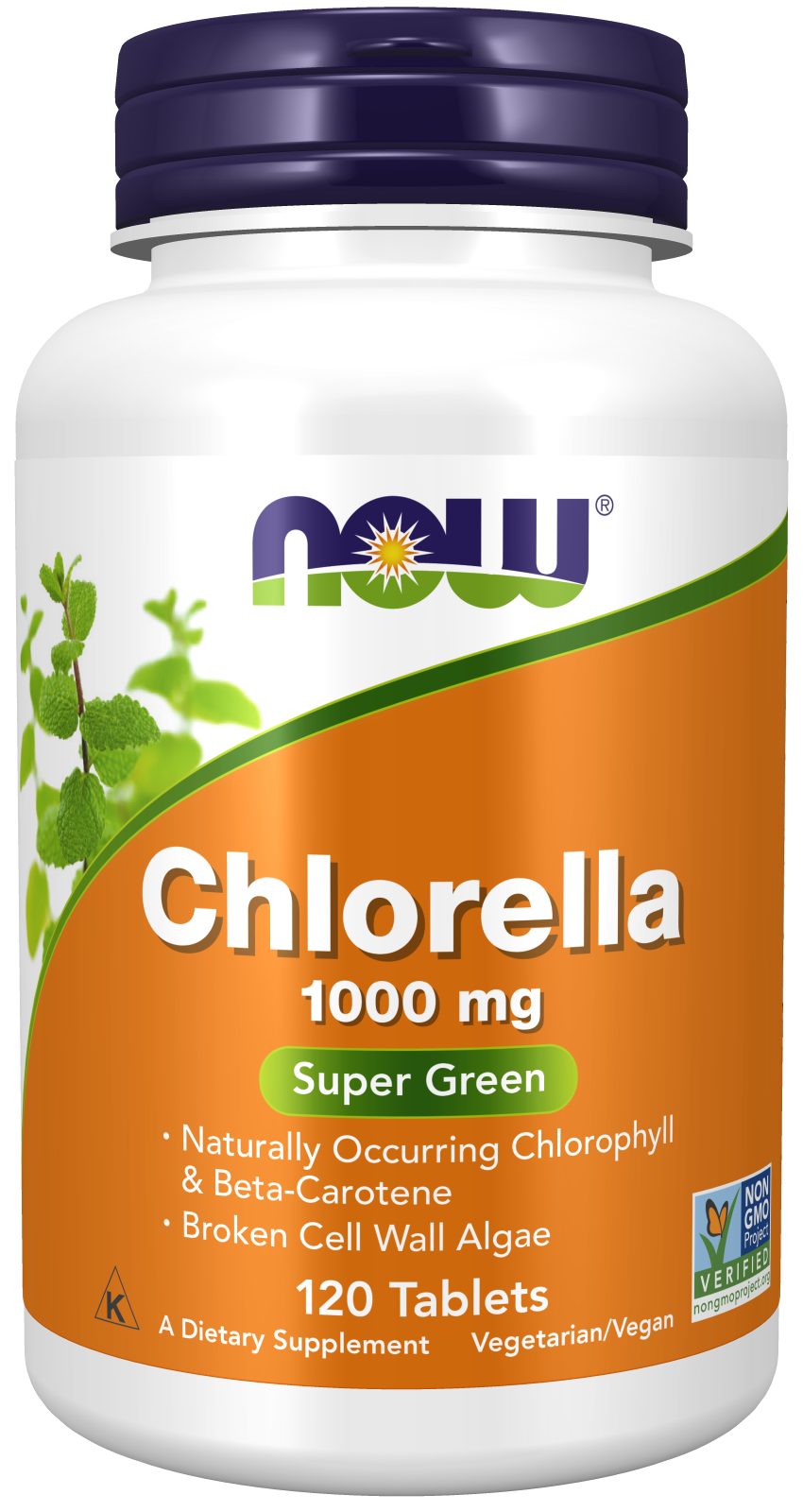 Now Foods CHLORELLA 1000mg - 120 Tablets