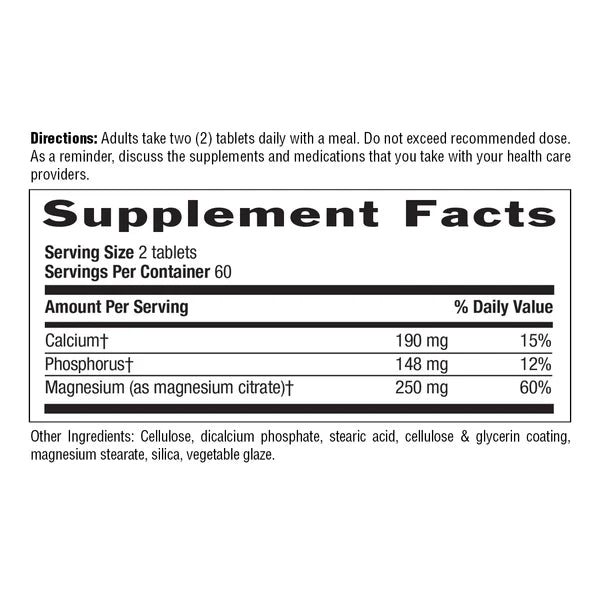 Country Life MAGNESIUM CITRATE 250MG 120 Tablets