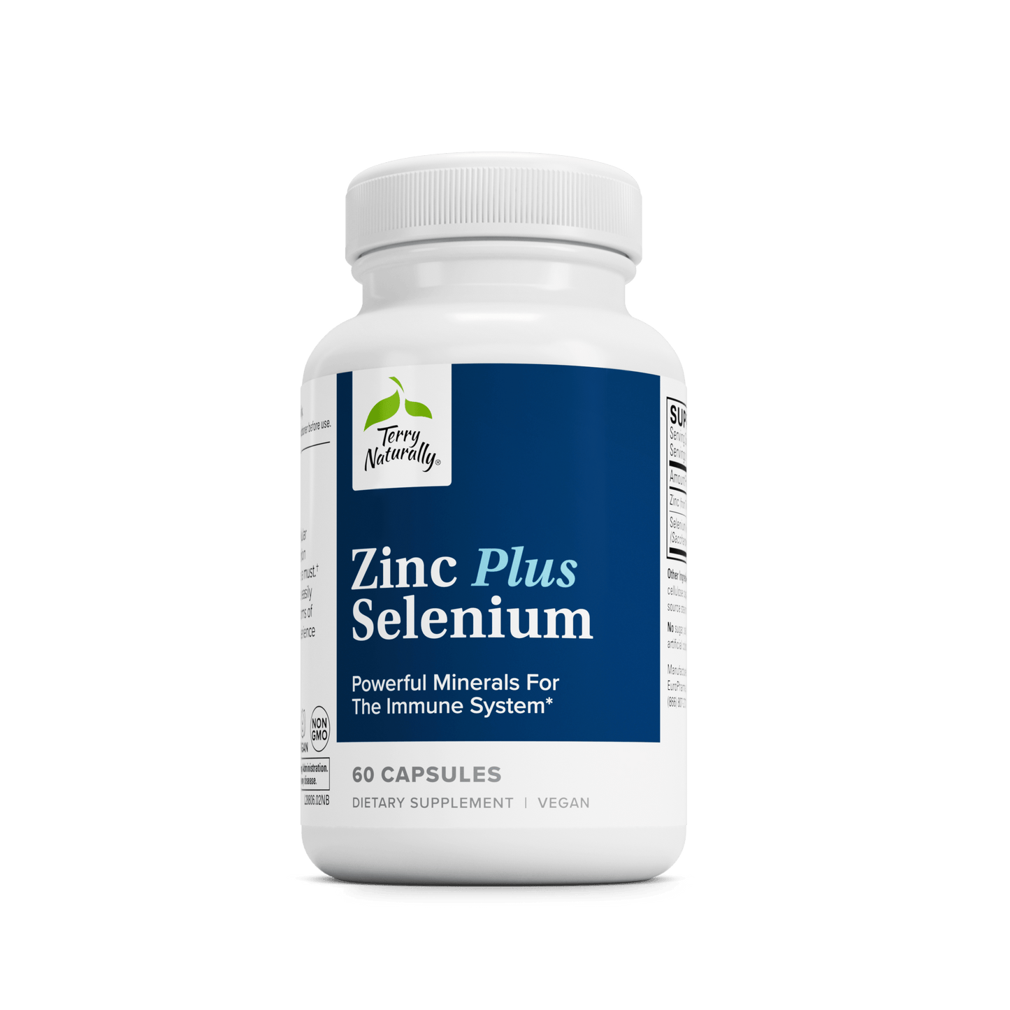 Terry Naturally ZINC PLUS SELENIUM - 60 Capsules
