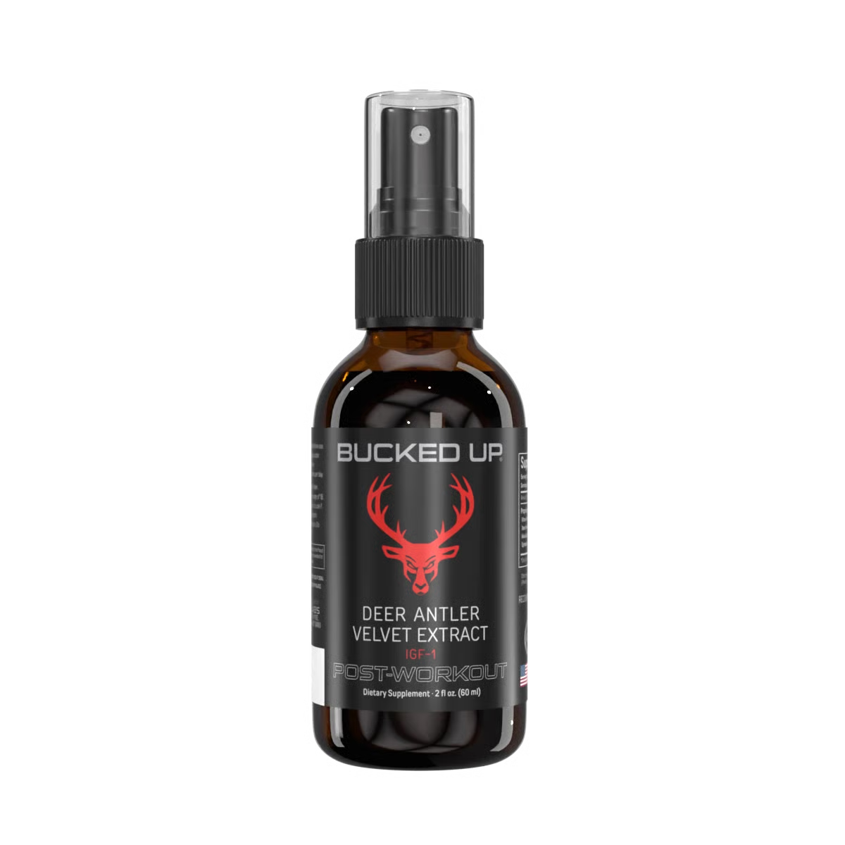 Bucked Up IGF-1 DEER ANTLER VELVET Extract Spray 2 FL OZ