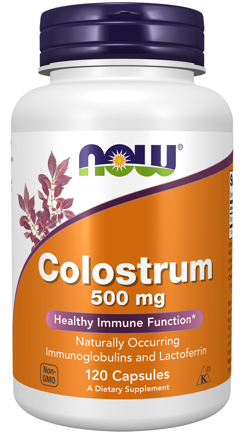 Now Foods COLOSTRUM 500mg - 120 Veg Capsules
