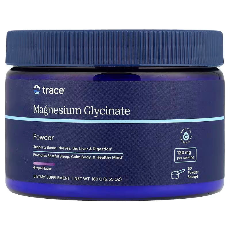 Trace Minerals Magnesium Glycinate Powder - 60 Servings