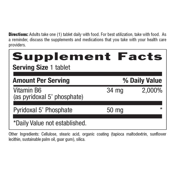Country Life P-5-P (B6) 50 MG 100 Tablets