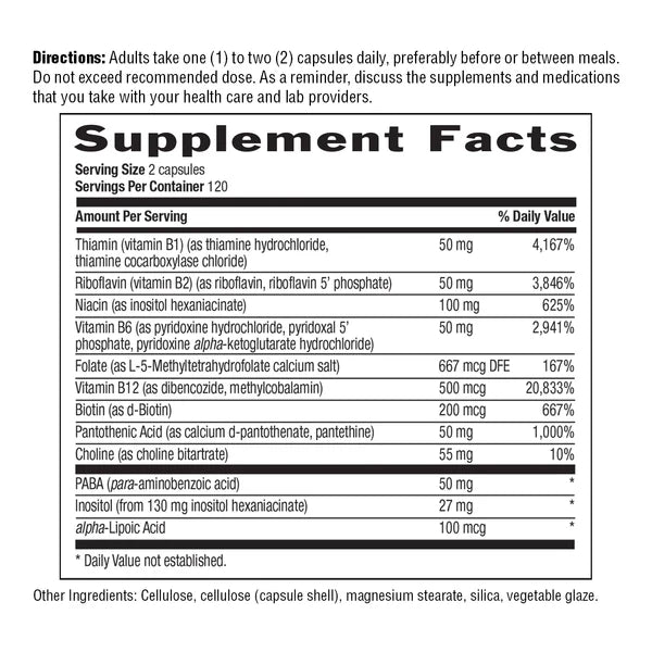 Country Life CO ENZYME B COMPLEX 240 Capsules