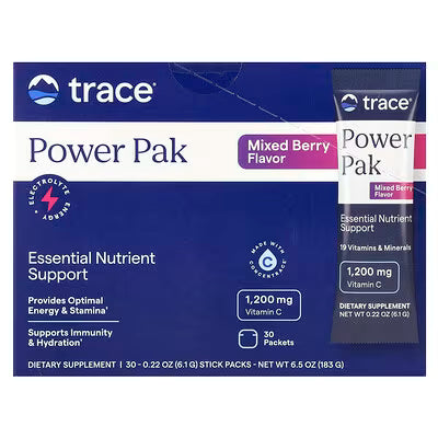 Trace Minerals Power Pak - 30 Packets