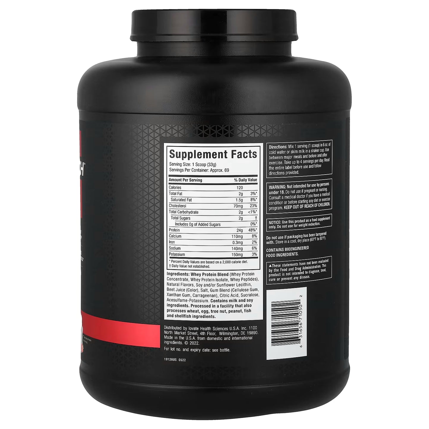 MuscleTech NITRO TECH WHEY GOLD 5lbs