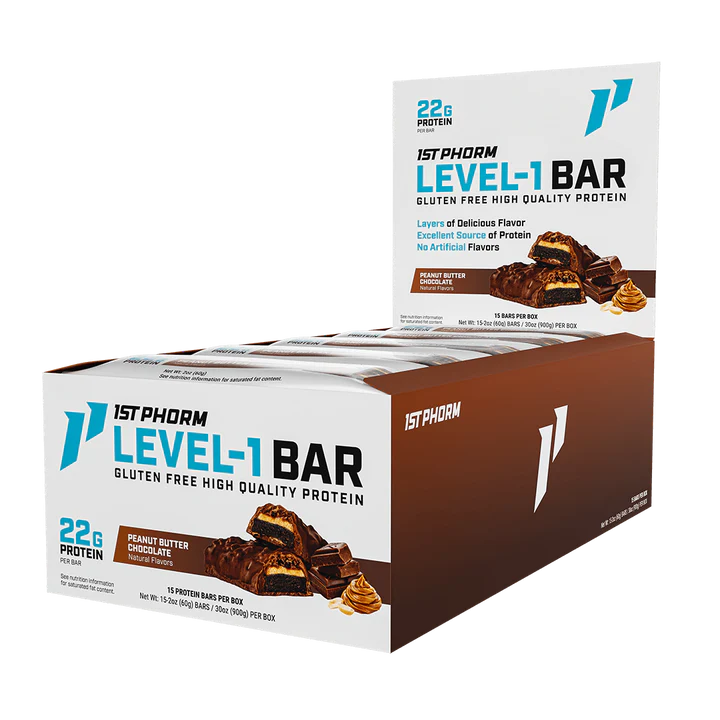 1ST Phorm LEVEL-1 PROTEIN BAR 15/BOX
