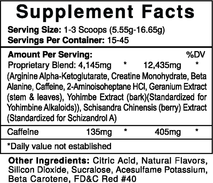 USP Labs Jack3d Pre- Workout - 45 Servings