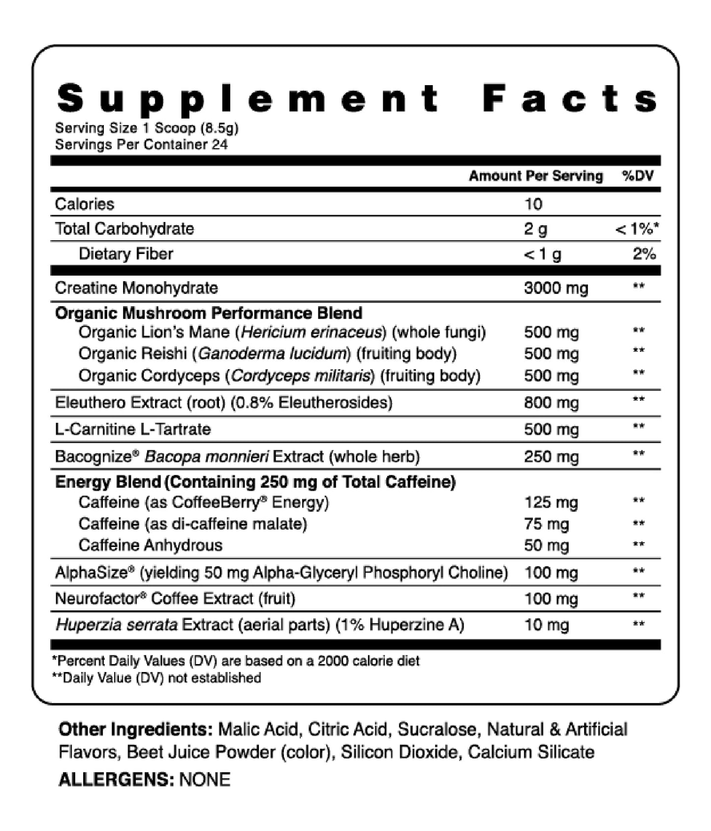 Ambrosia Collective KINETIC Pre-Workout 24 Servings