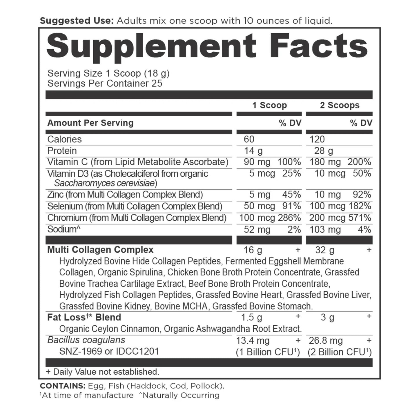 Ancient Nutrition MULTI COLLAGEN ADVANCED LEAN - 25 Servings