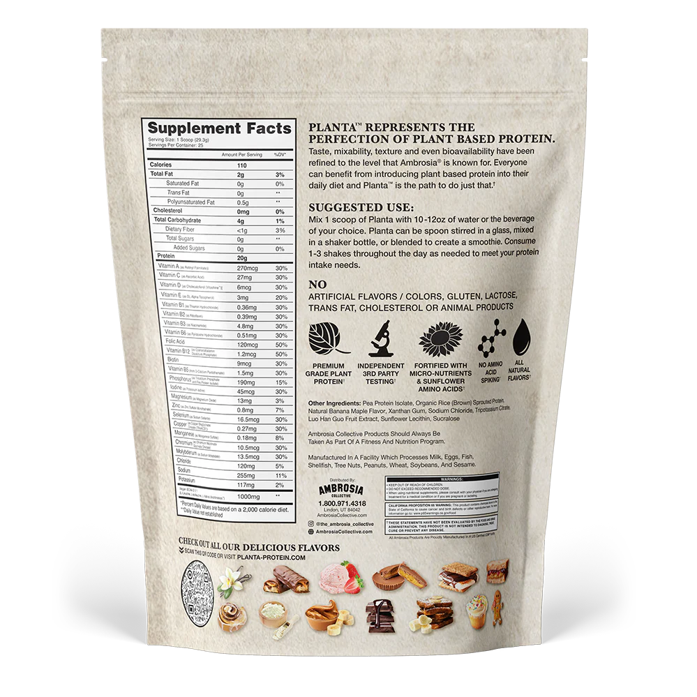 Ambrosia Collective PLANTA Plant Protein 25 Servings