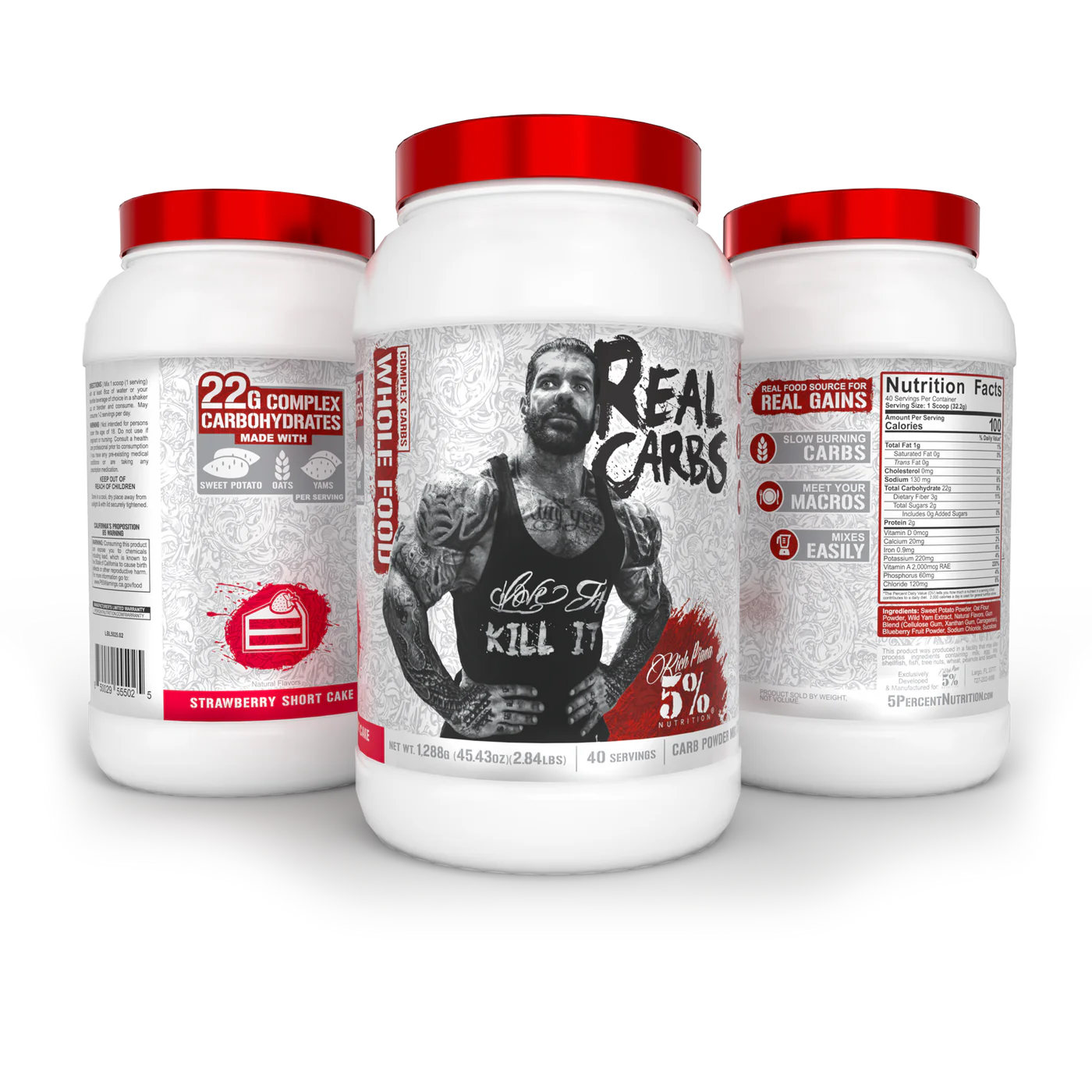 5% Nutrition REAL CARBS - 50 Servings