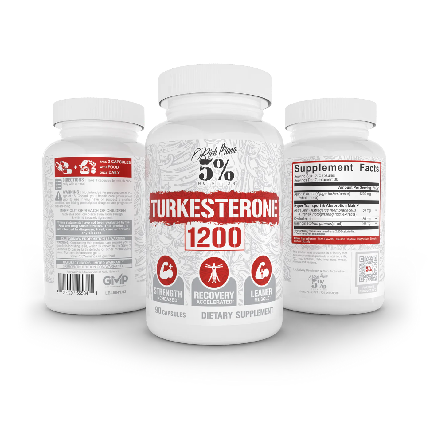 5% Nutrition Turkesterone 1200 - 30 Servings