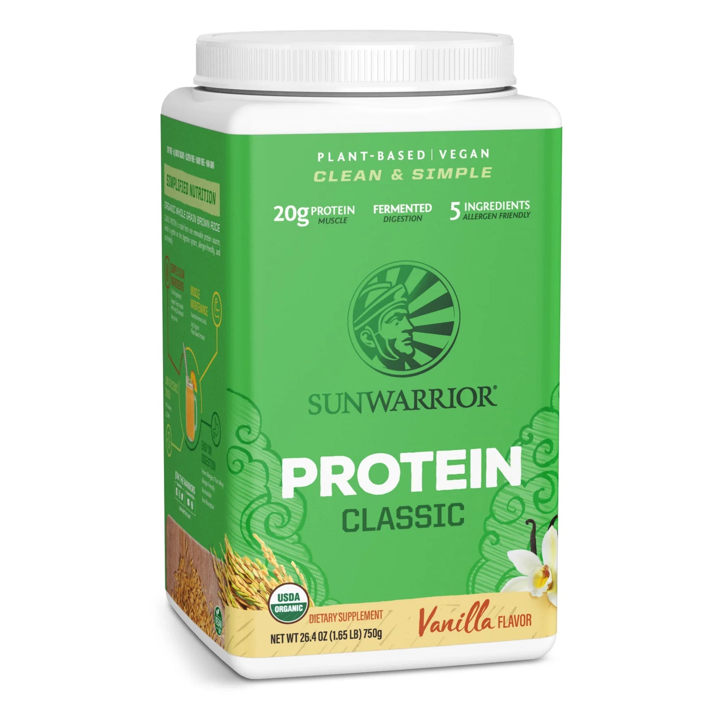 Sunwarrior CLASSIC PROTEIN ORGANIC 1.65lbs