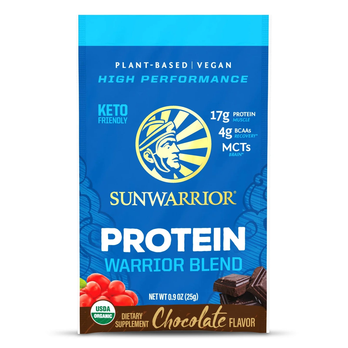 Sunwarrior WARRIOR BLEND PROTEIN Packets 12/Box