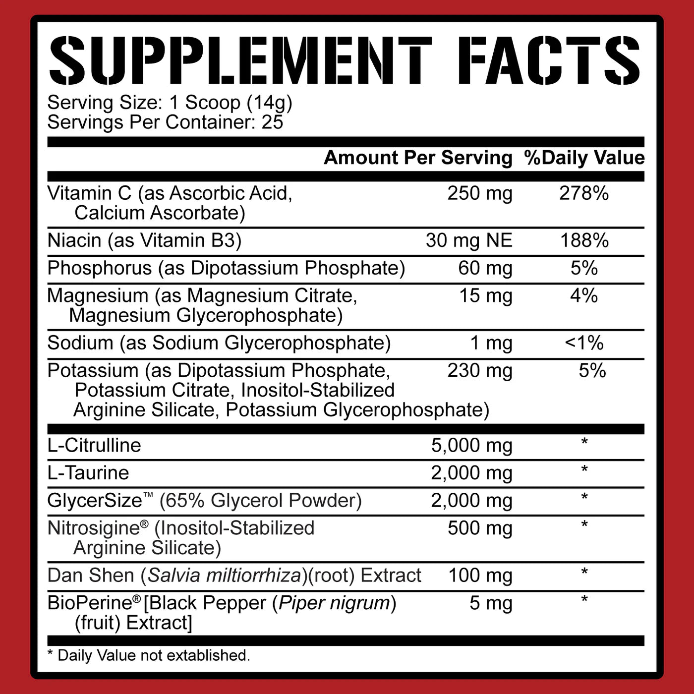 5% Nutrition FULL AS F**K - 25 Servings