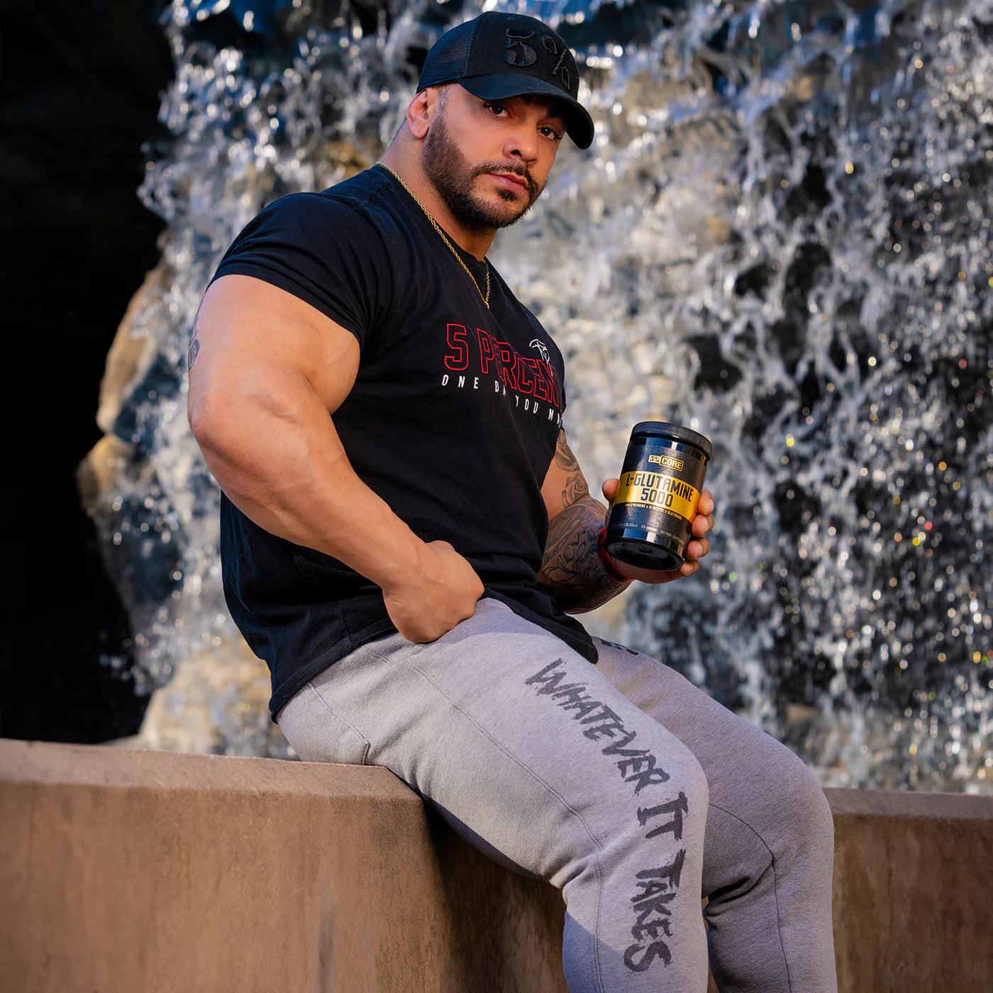 5% Nutrition Core L-Glutamine 5000 - 60 Servings