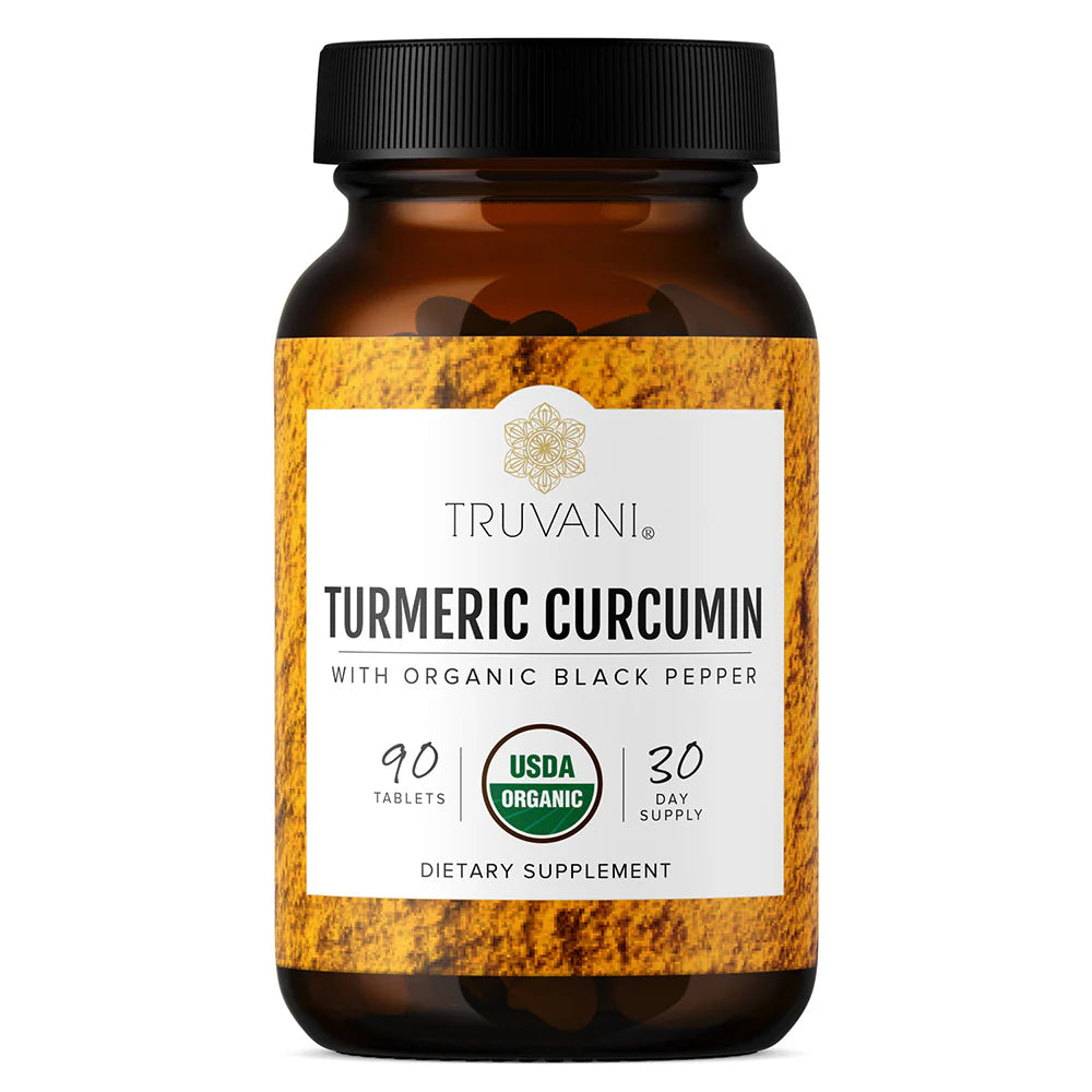 Truvani TURMERIC CURCUMIN w/ Black Pepper 90 Tablets