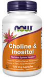 Now Foods CHOLINE & INOSITOL 500 mg - 100 Veg Capsules