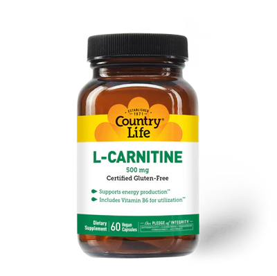 Country Life L-CARNTINE 60 Capsules