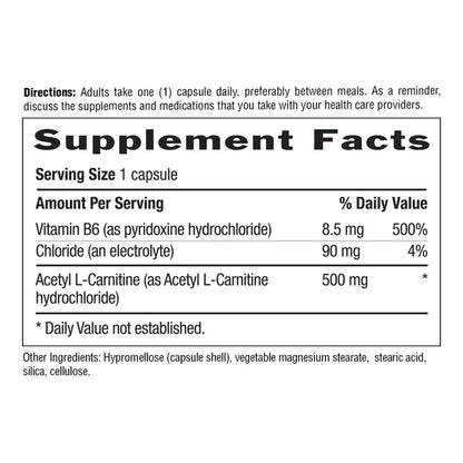 Country Life ACETYL L-CARNITINE 500MG