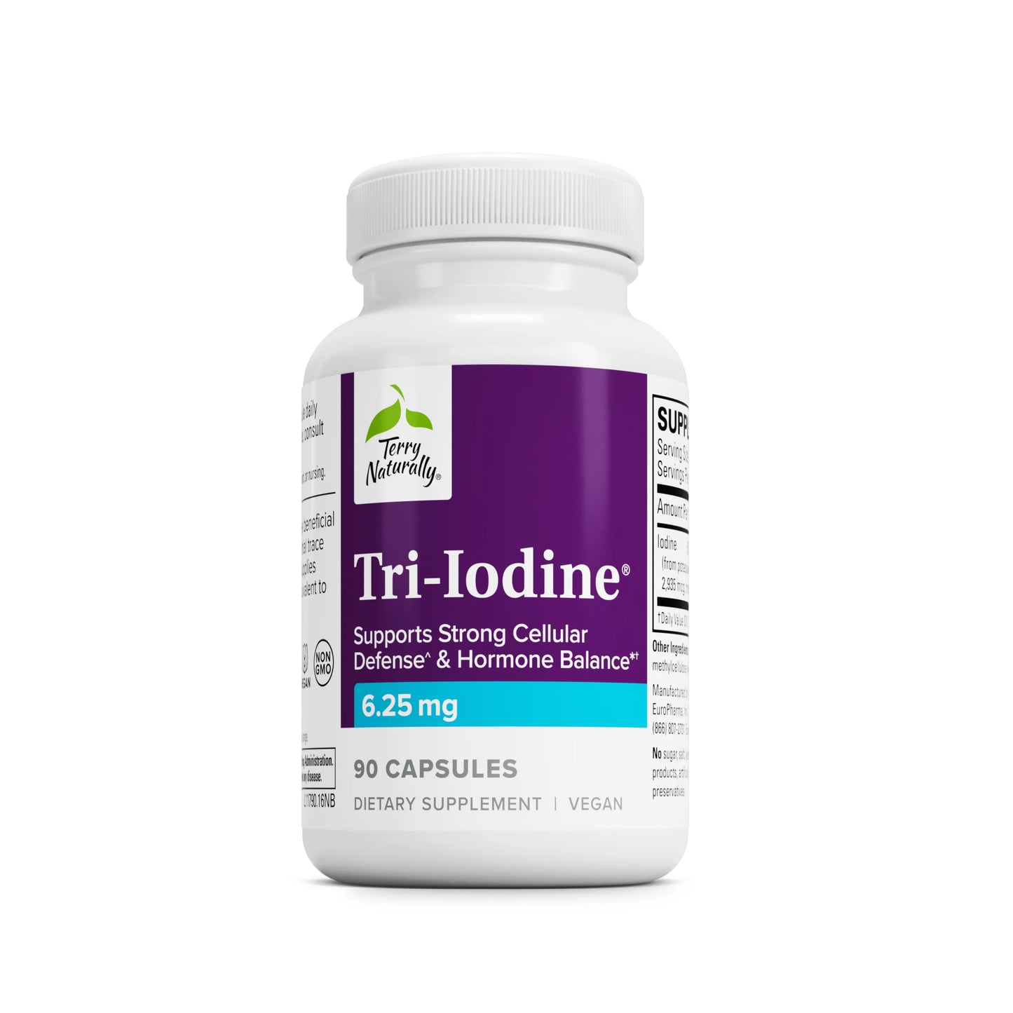 Terry Naturally TRI IODINE 6.25MG - 90 Capsules