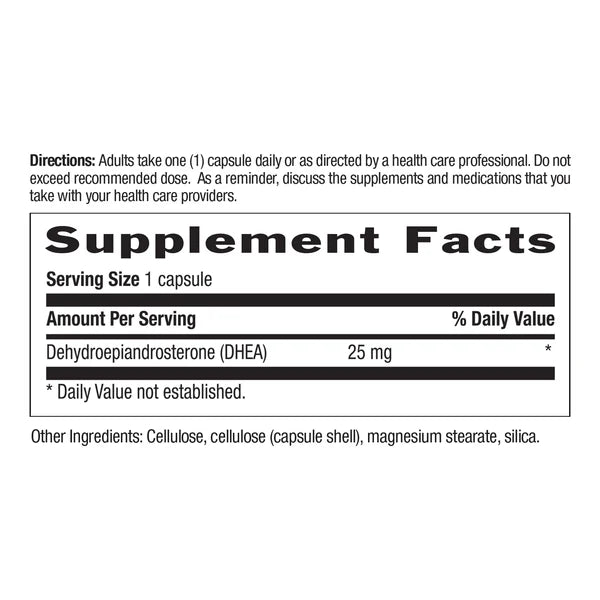 Country Life DHEA 25MG 90 Veg Capsules