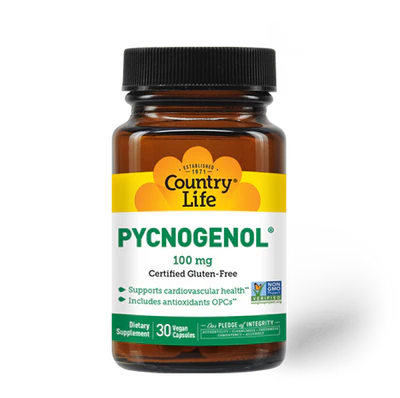 Country Life PYCNOGENOL 100MG 30 Veg Capsules