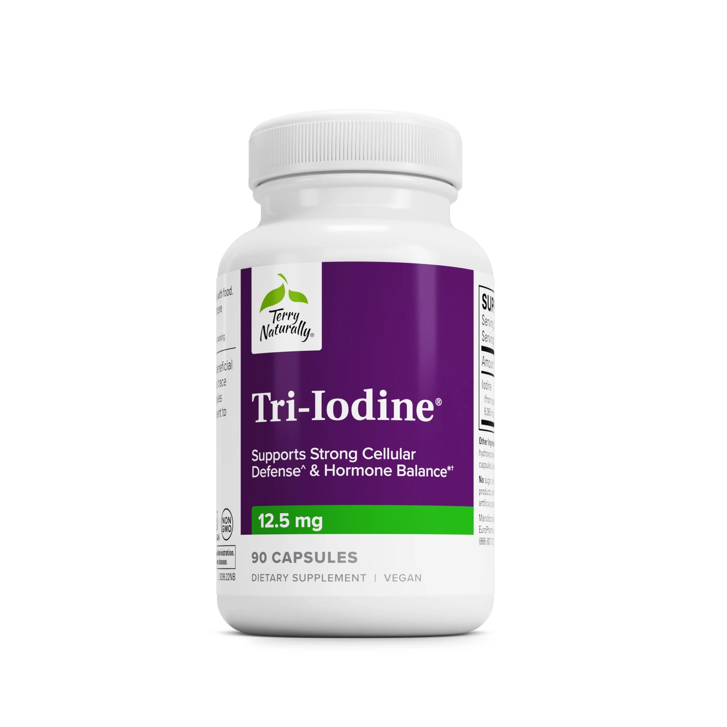 Terry Naturally TRI IODINE 12.5MG - 180 Capsules