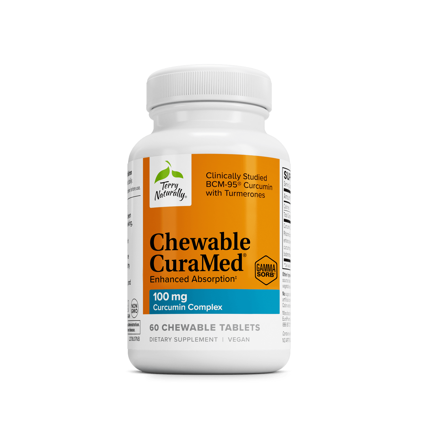 Terry Naturally CURAMED 100MG - 60 Chewable Tablets