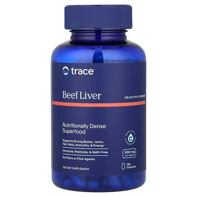 Trace Minerals TM Ancestral Beef Liver 500mg - 180 Capsules