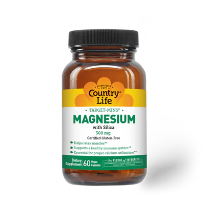 Country Life MAGNESIUM 60 Veg Capsules