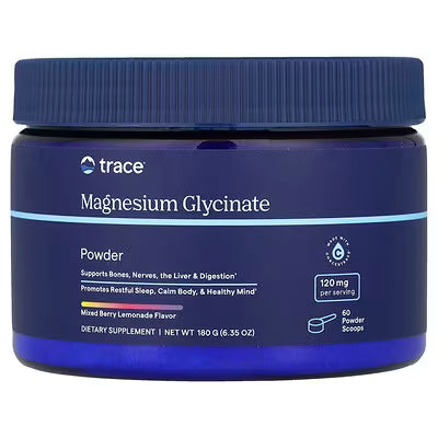 Trace Minerals Magnesium Glycinate Powder - 60 Servings