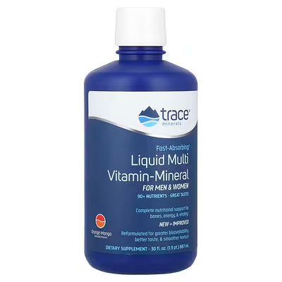 Trace Minerals Liquid Multi Vitamin-Mineral For Men & Women - 30oz