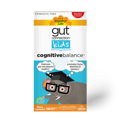 Country Life GUT CONNECTION KIDS COGNITIVE BALANCE 60 Tablets