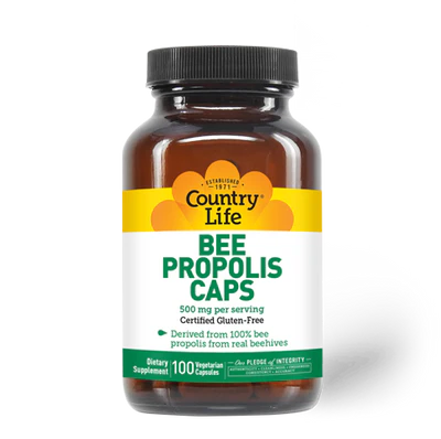 Country Life BEE PROPOLIS 500MG 100 Veg Capsules