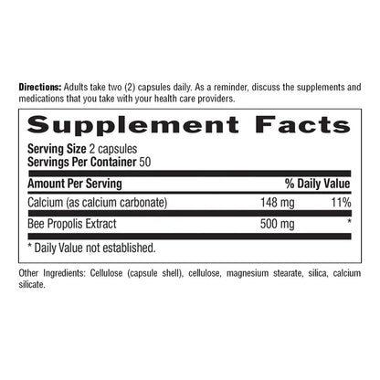 Country Life BEE PROPOLIS 500MG 100 Veg Capsules