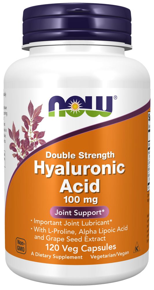 Now Foods Hyaluronic Acid 100mg - 120 Veg Capsules