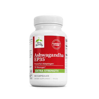 Terry Naturally ASHWAGANDHA EP35 Extra Strength - 60 Capsules