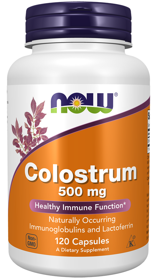 Now Foods COLOSTRUM 500mg - 120 Veg Capsules