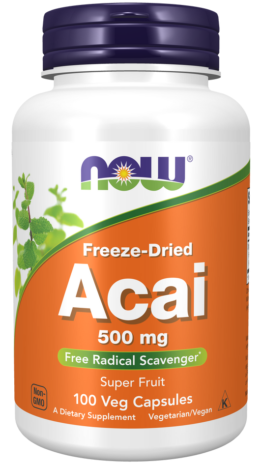 Now Foods ACAI 500 mg - 100 Veg Capsules