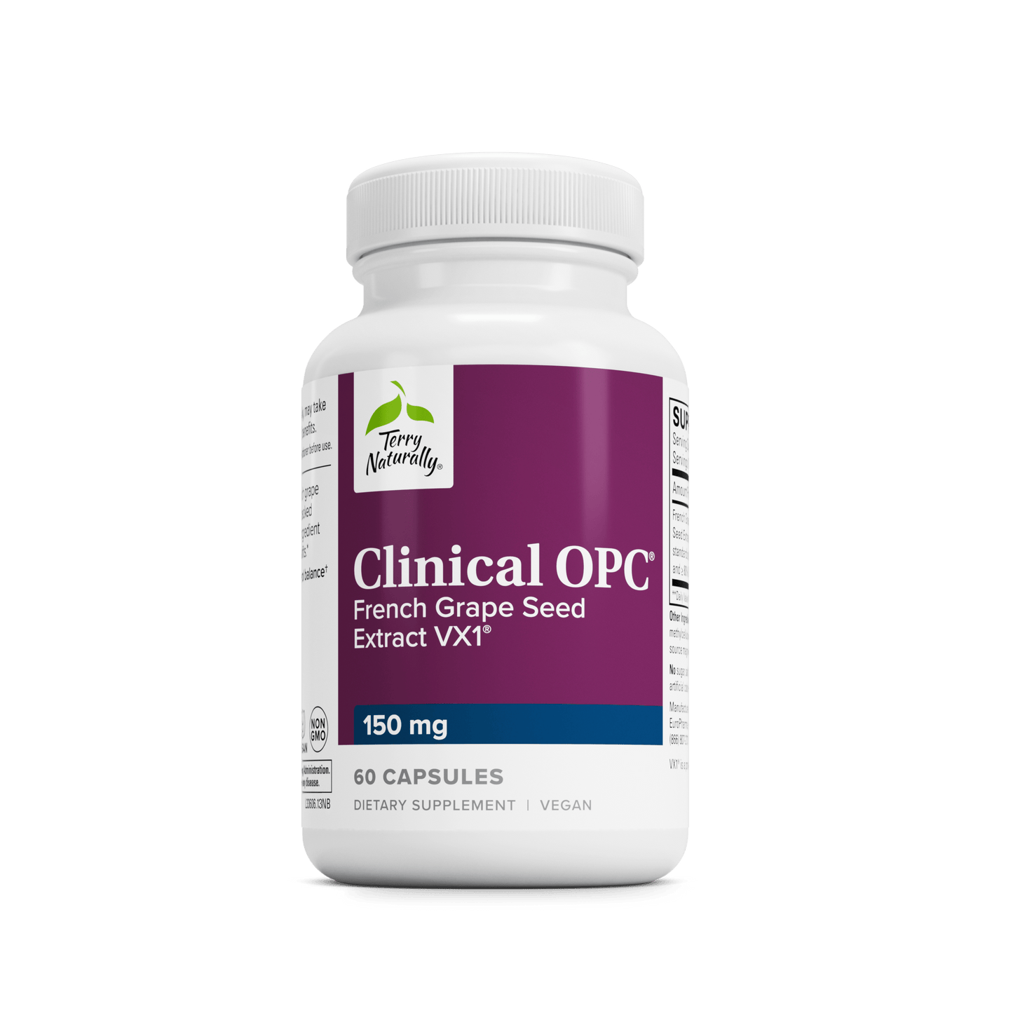 Terry Naturally CLINICAL OPC 150 MG Grape Seed - 60 Capsules