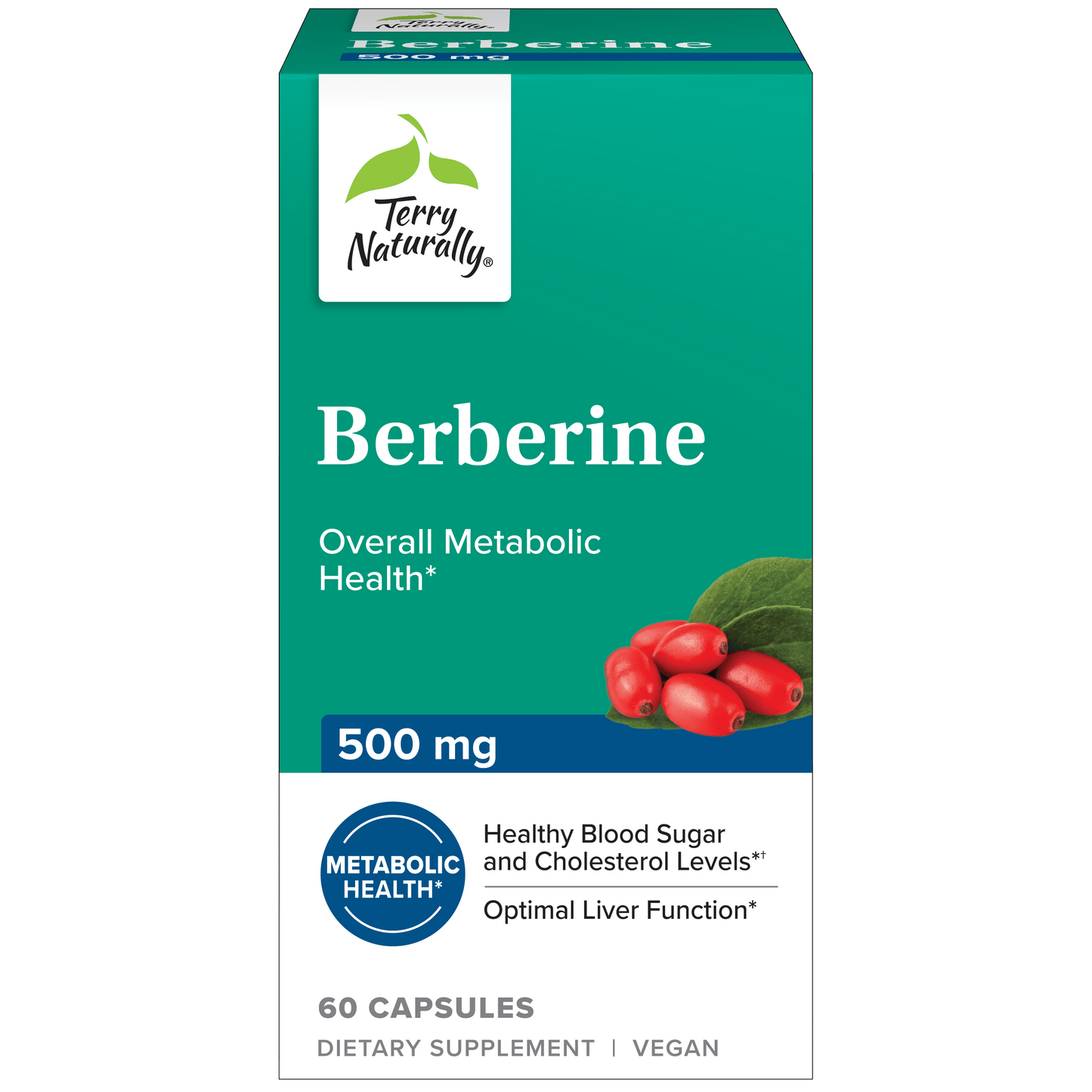 Terry Naturally BERBERINE 500 MG - 60 Capsules