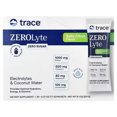 Trace Minerals ZeroLyte - 30 Packets