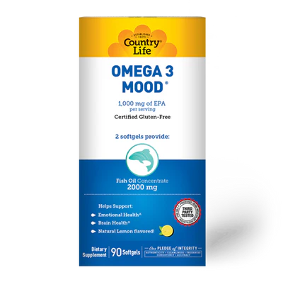 Country Life OMEGA 3 MOOD 90 Softgels