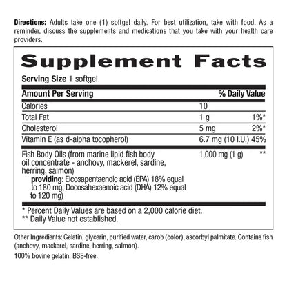 Country Life OMEGA 3 1000MG 200 Softgels